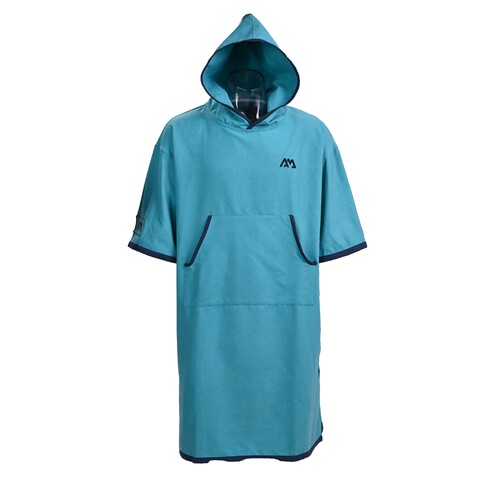 Micro-fabric Change Poncho (aqua) - Medium