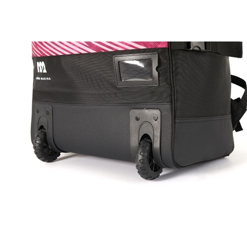 Premium Luggage Bag - (raspberry) With Rolling Wheel 123l
